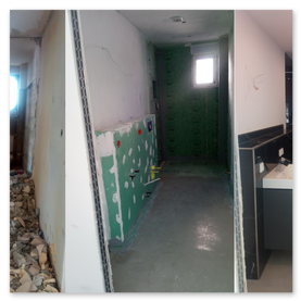 Gäste Badezimmer nach der Sanierung